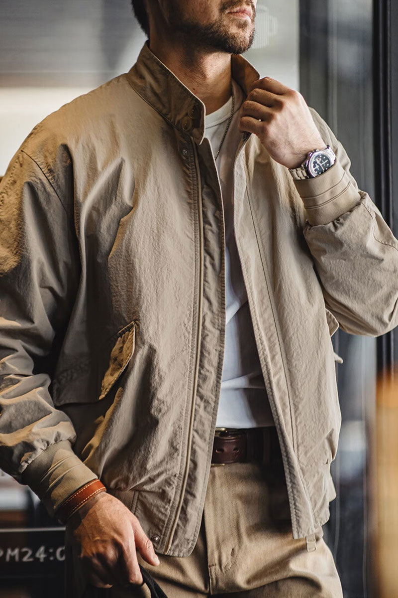 Signature Stand-up Collar Harry Stone Jacket