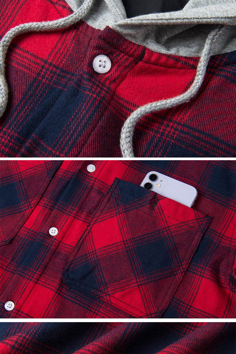 Quilted Flannel Shirt Jacket