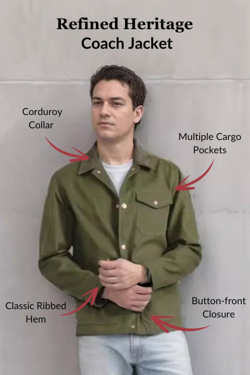 Refined Heritage Coach Jacket