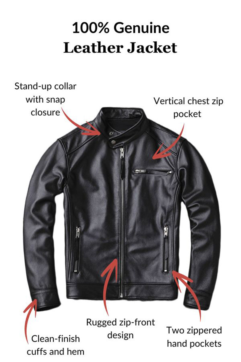 100% Genuine Leather Jacket