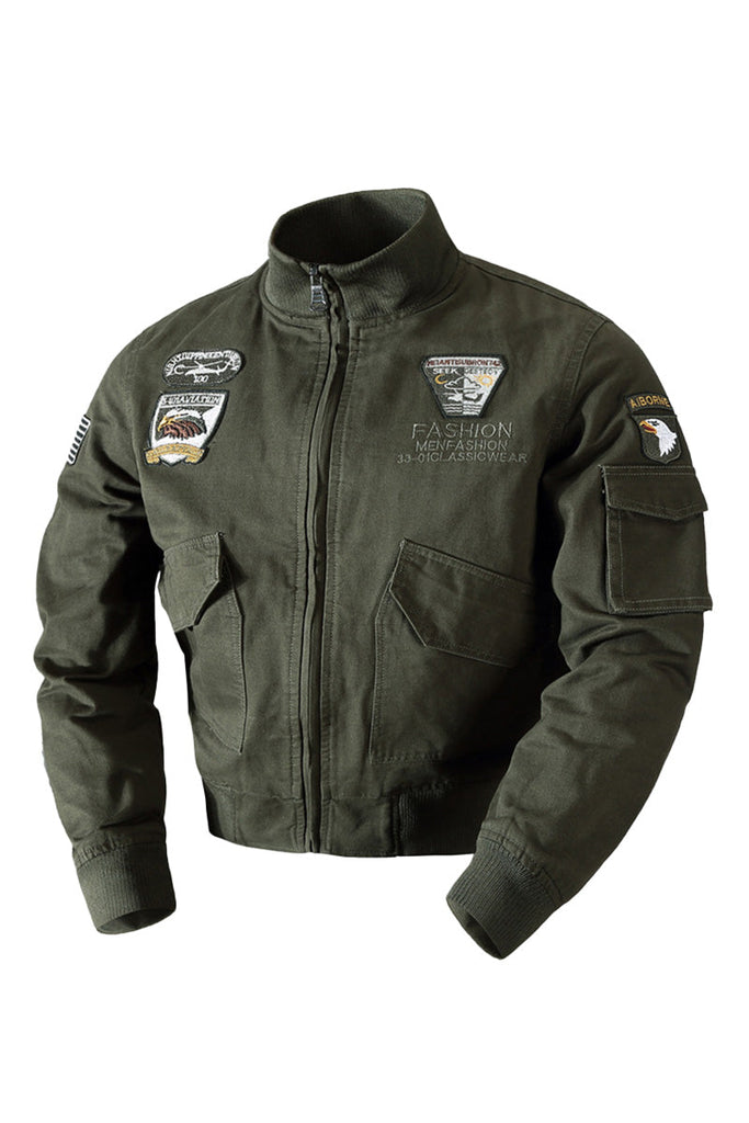 US Heritage Aviation-Inspired Bomber Jacket | Men's Jacket– Marcus