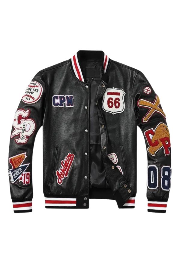 Vintage Route 66 Motorcycle Leather Jacket - Marcus Store