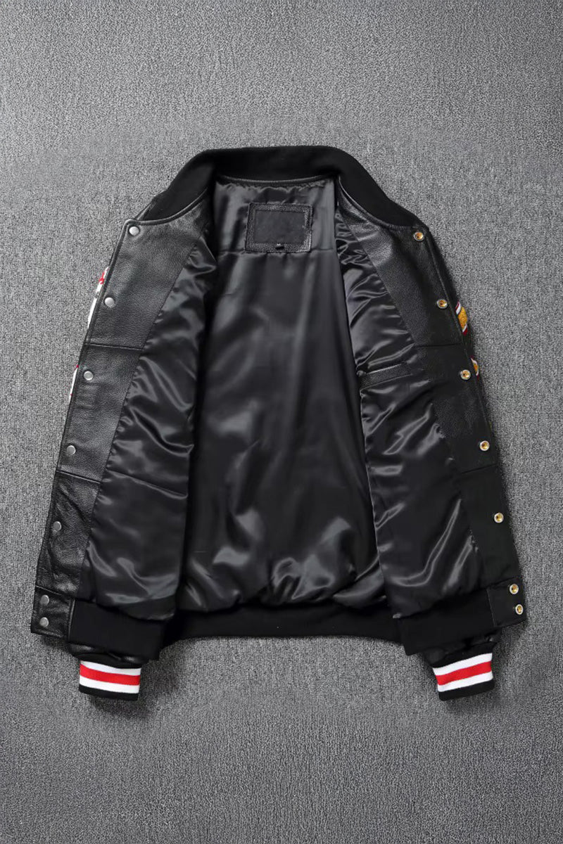 Vintage Route 66 Motorcycle Leather Jacket - Marcus Store
