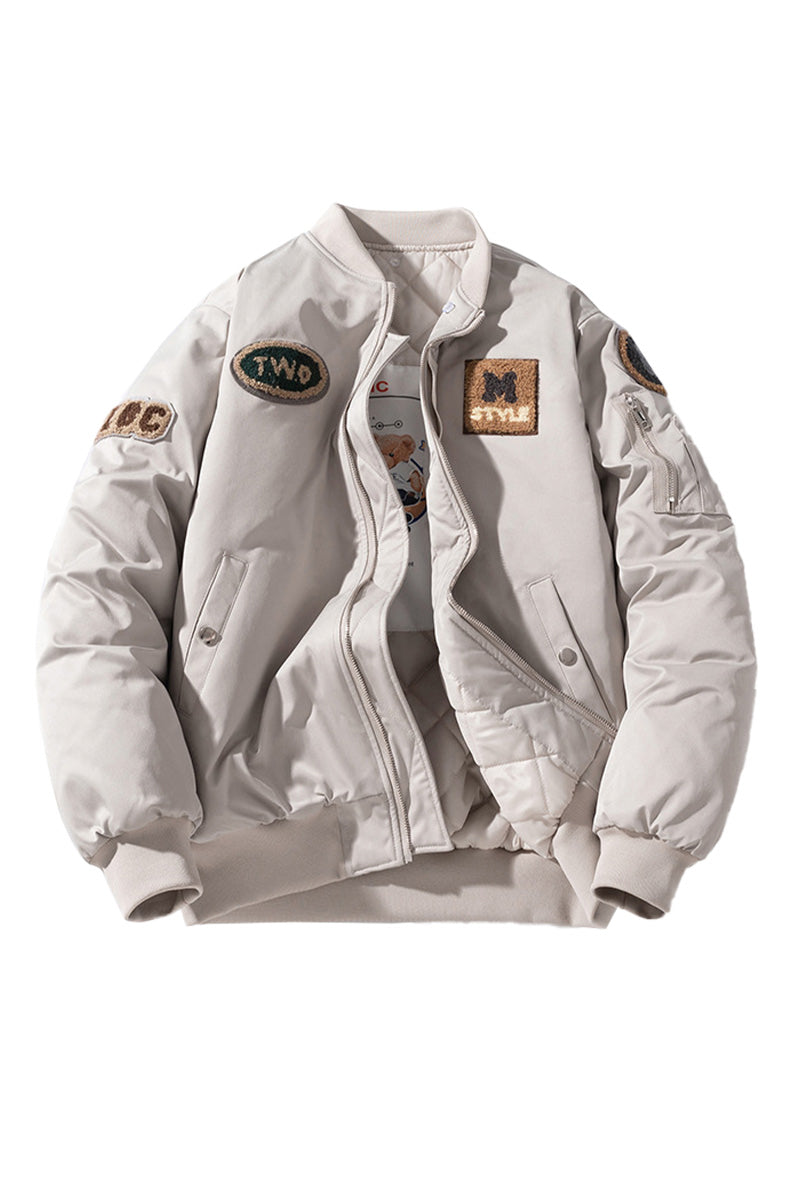 Premium Military Vintage Thermal Protection Bomber Jacket