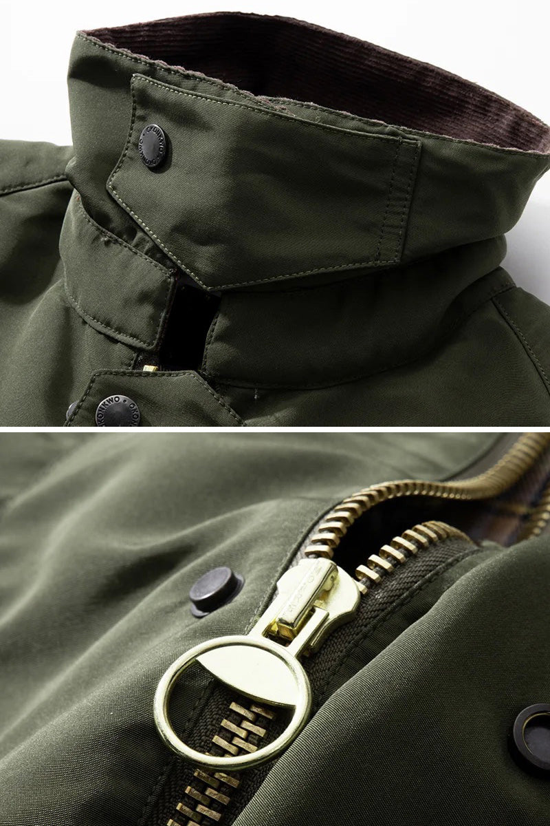 Unwaxed Waterproof Vintage Oversized Field Jacket