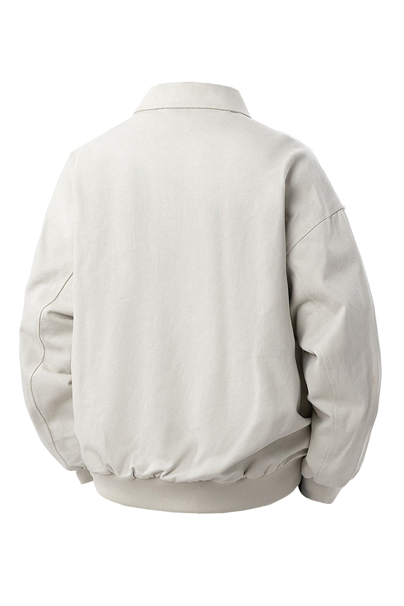 100% Cotton Vintage Style Lapel Jacket