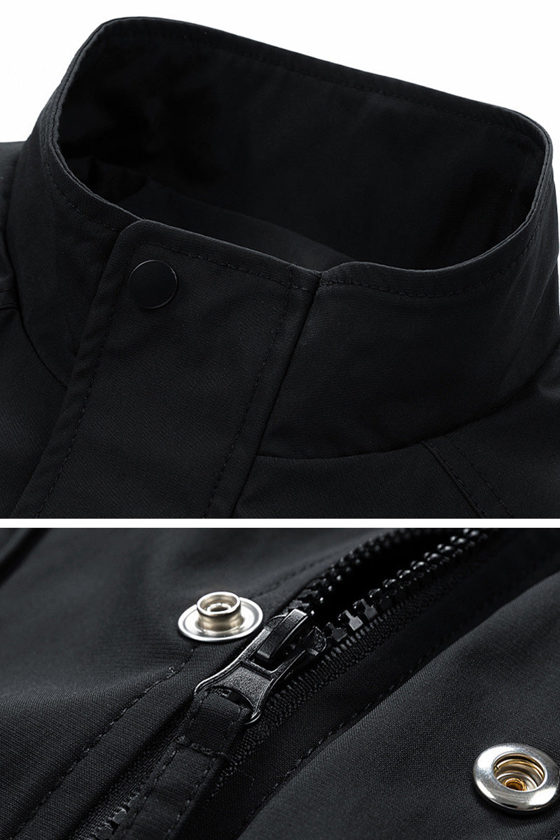 Waterproof Lightweight Windbreaker with Heat-Locking Lining