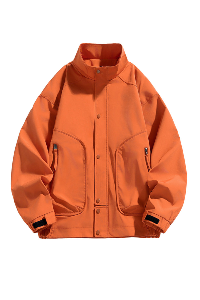 Waterproof Lightweight Windbreaker with Heat-Locking Lining