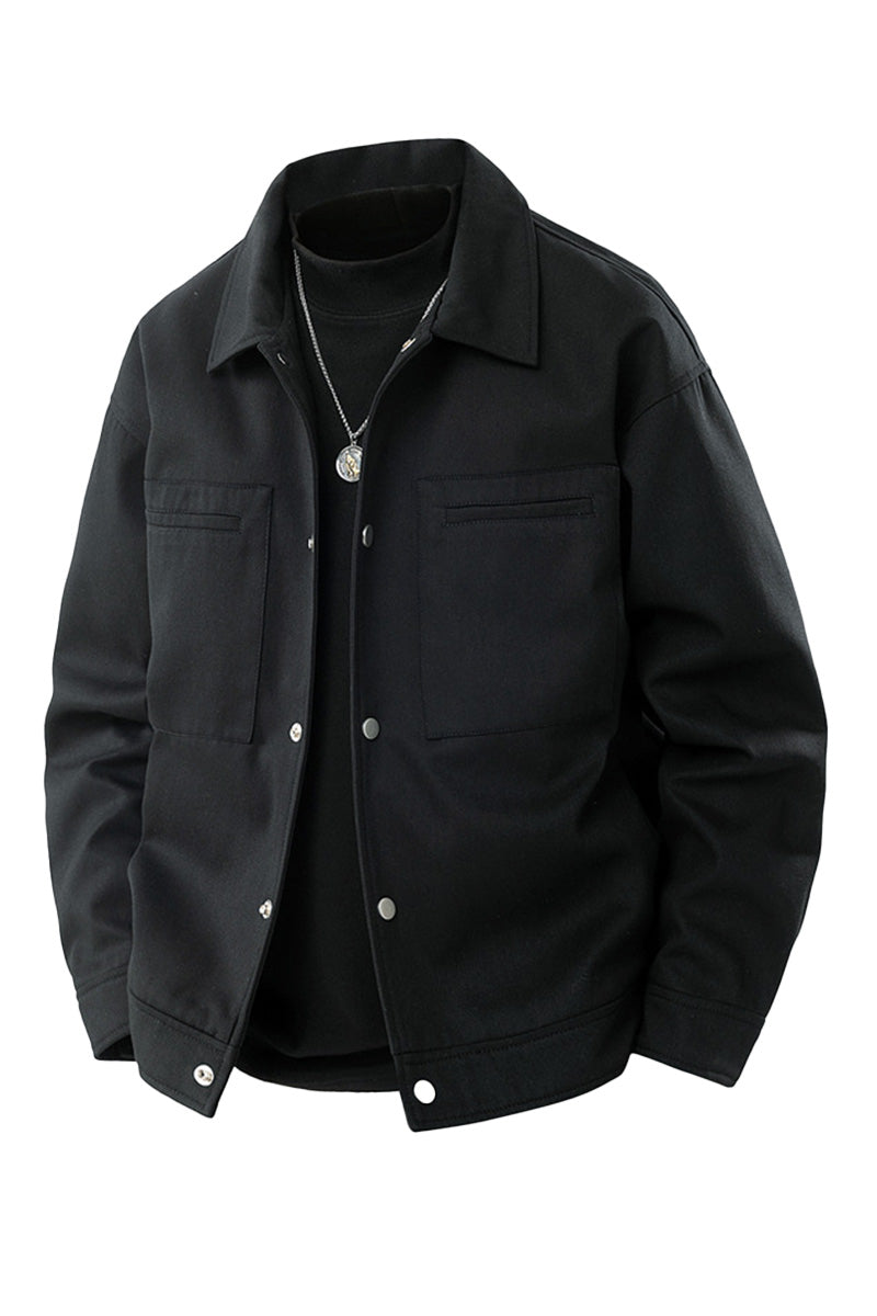 100% Cotton Heritage Lapel Everyday Jacket