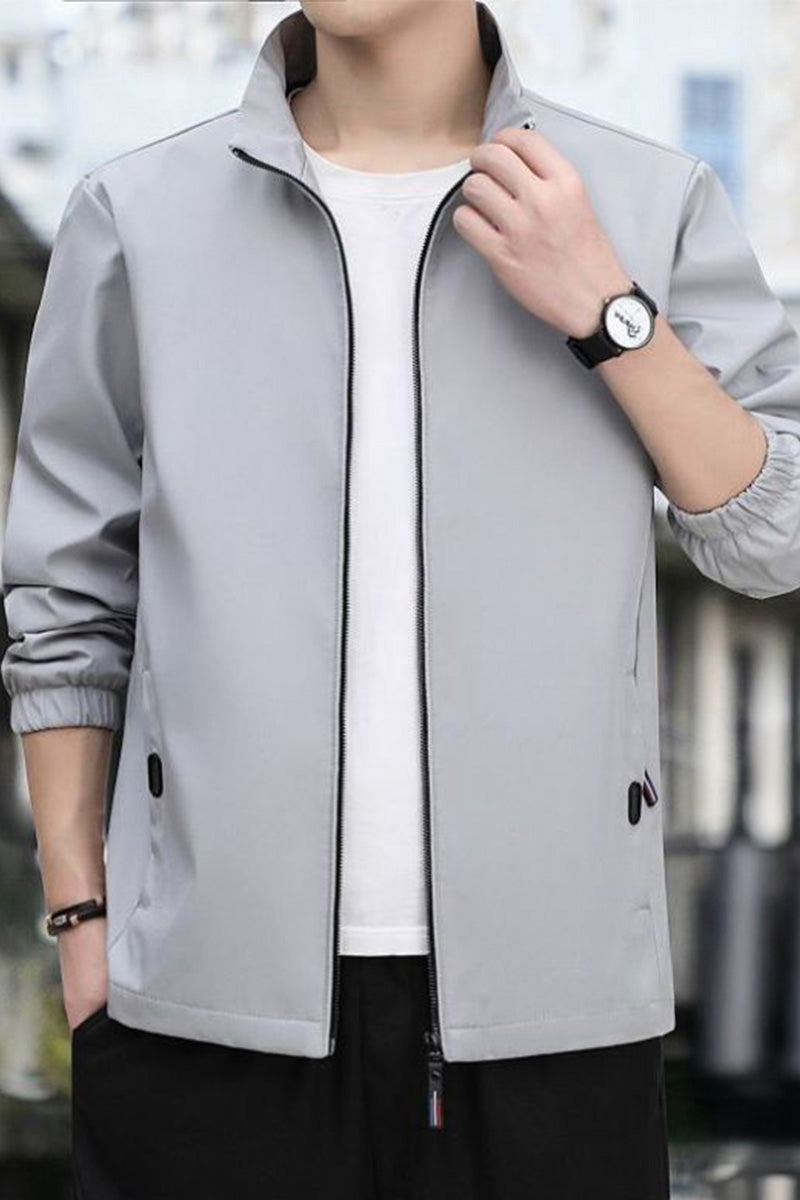 Lightweight Windproof Stand Collar Jacket