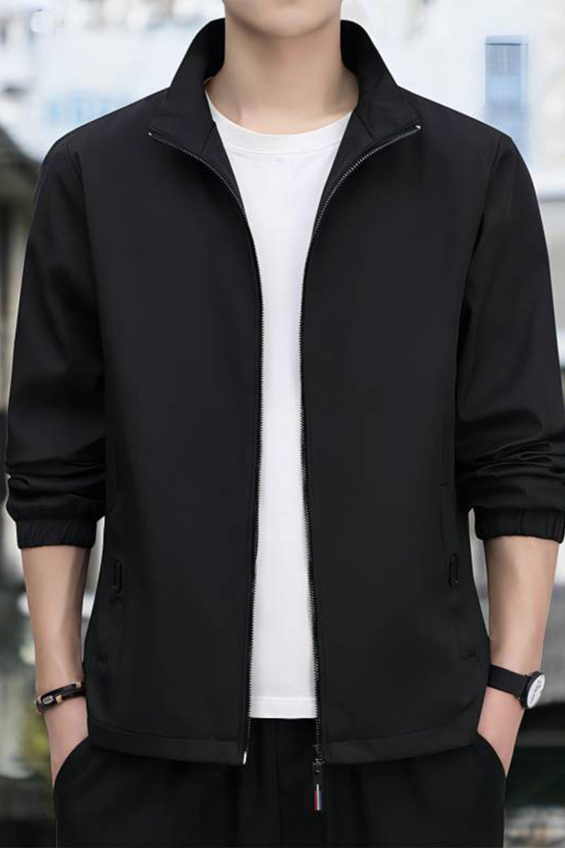 Lightweight Windproof Stand Collar Jacket
