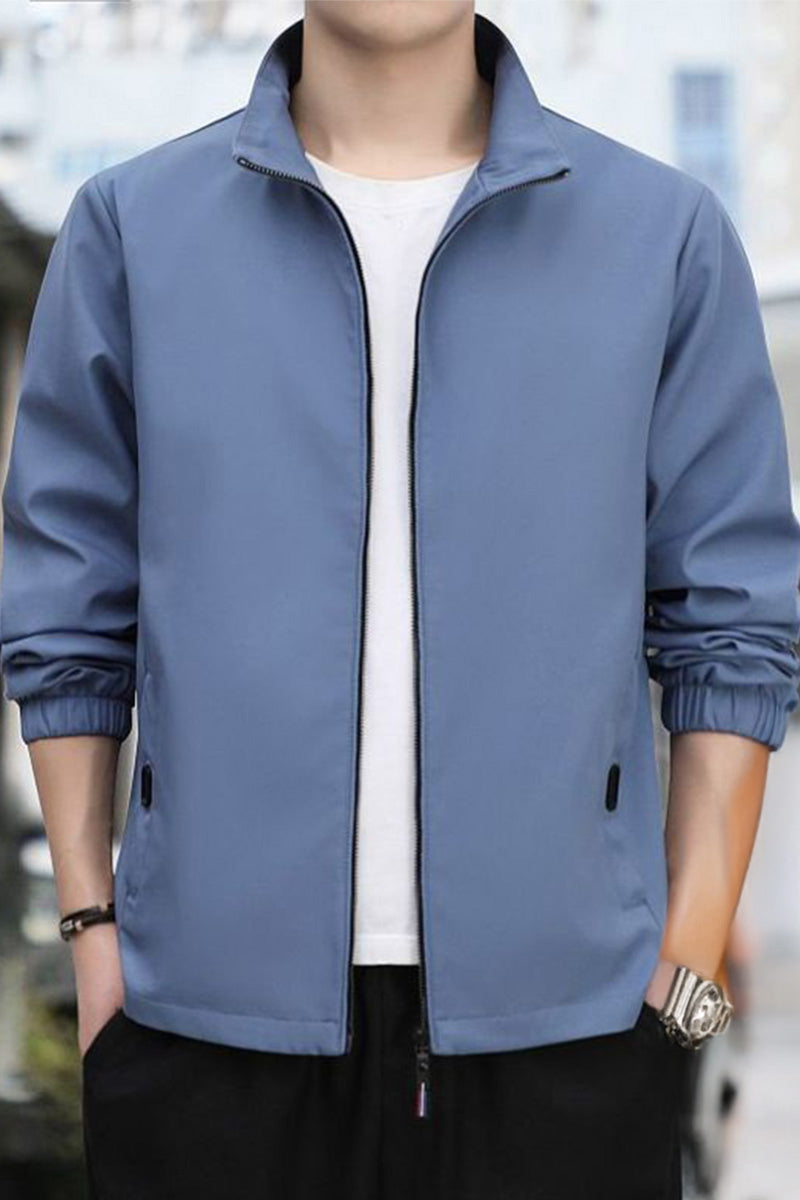 Lightweight Windproof Stand Collar Jacket