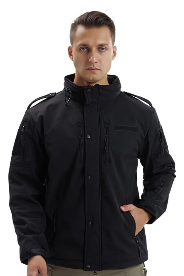 Outdoor Soft Shell Camouflage Hooded Jacket