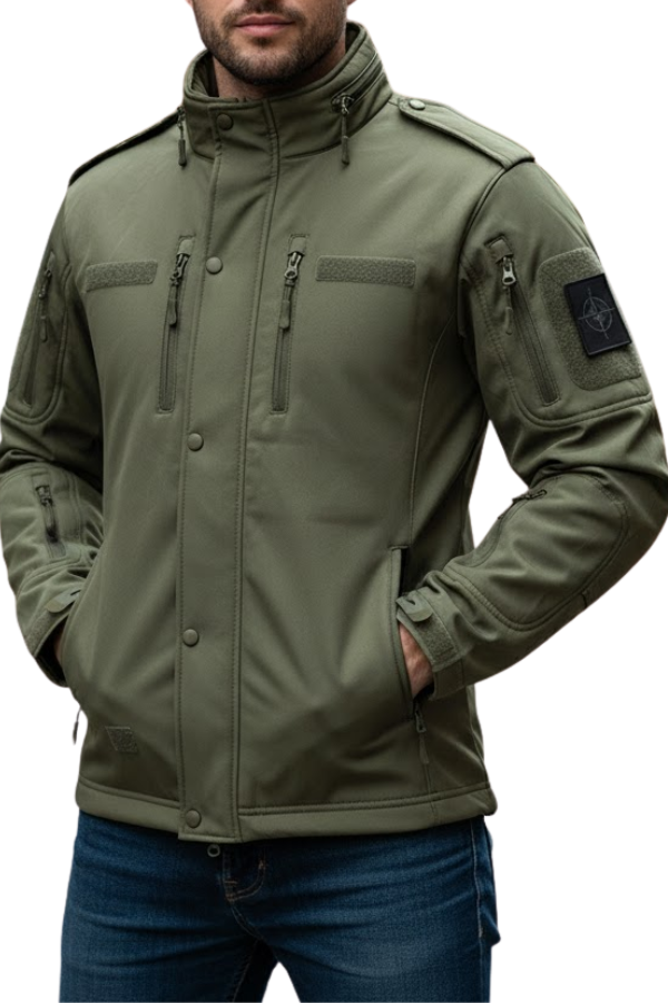 Outdoor Soft Shell Camouflage Hooded Jacket