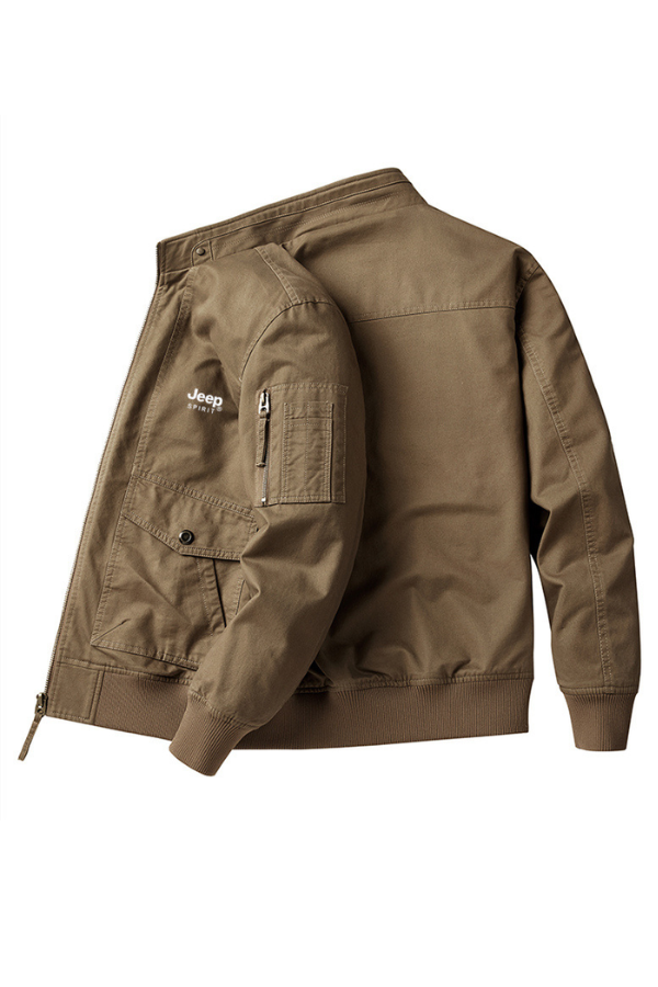 Military Style Utility Cargo Jacket