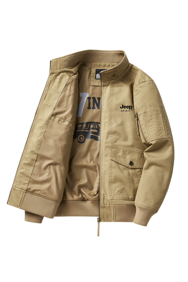Military Style Utility Cargo Jacket
