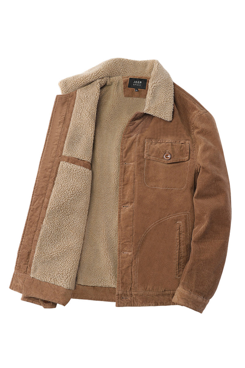 Thickened Cotton Utility Fleece Jacket