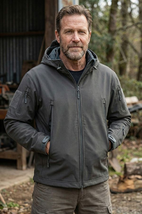 Quiet Strength Weather-Ready Tactical Soft Shell Jacket