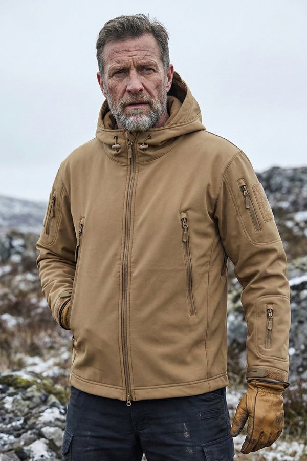 Quiet Strength Weather-Ready Tactical Soft Shell Jacket