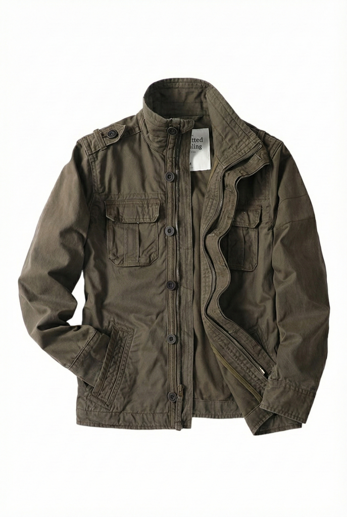 Cotton Blend US Heritage Military Field Jacket | Men's Jacket