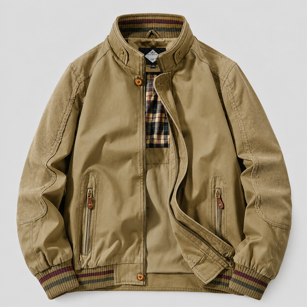 Outdoor Jacket with Stand Collar | Men's Jacket– Marcus Store