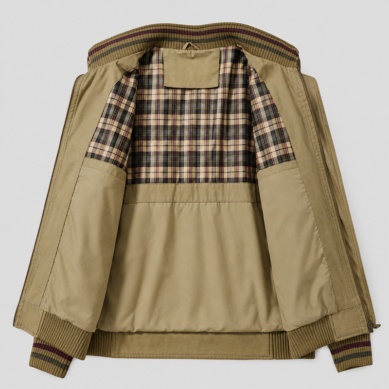 Outdoor Jacket with Stand Collar