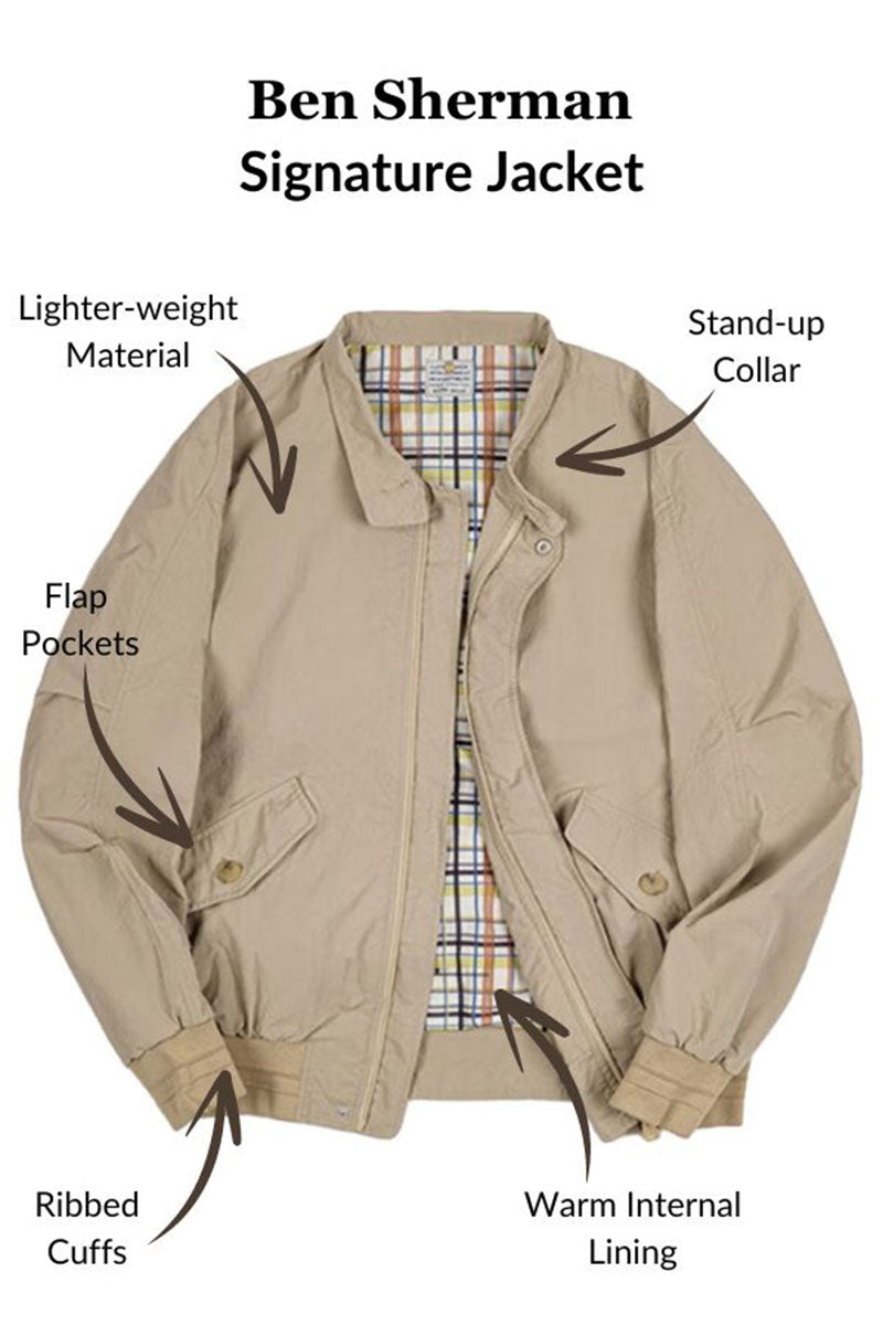 Signature Stand-up Collar Harry Stone Jacket