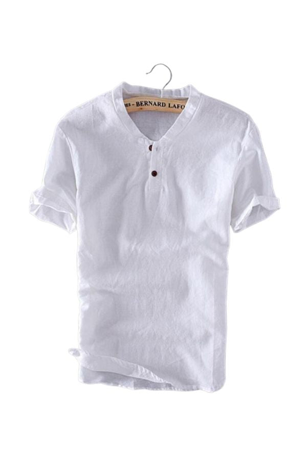 Retro Summer Linen Shirt - Marcus Store