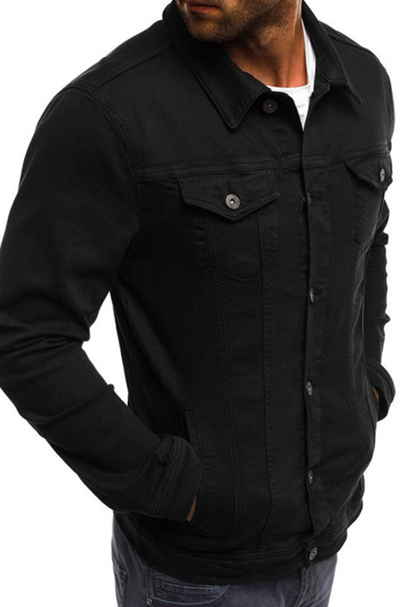 Casual Denim Workwear Jacket