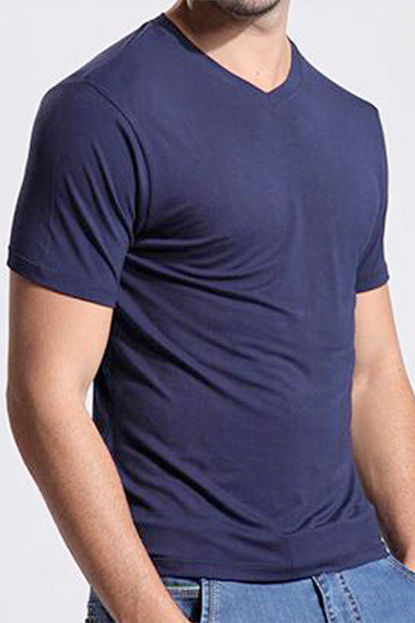 Organic Bamboo V-Neck T-Shirt - Marcus Store
