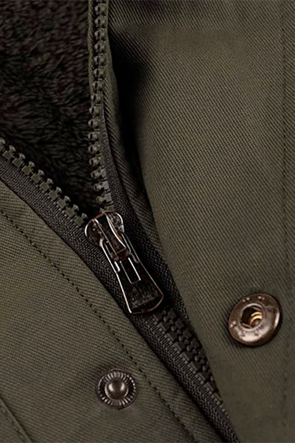 Washable Hooded Cotton Jacket