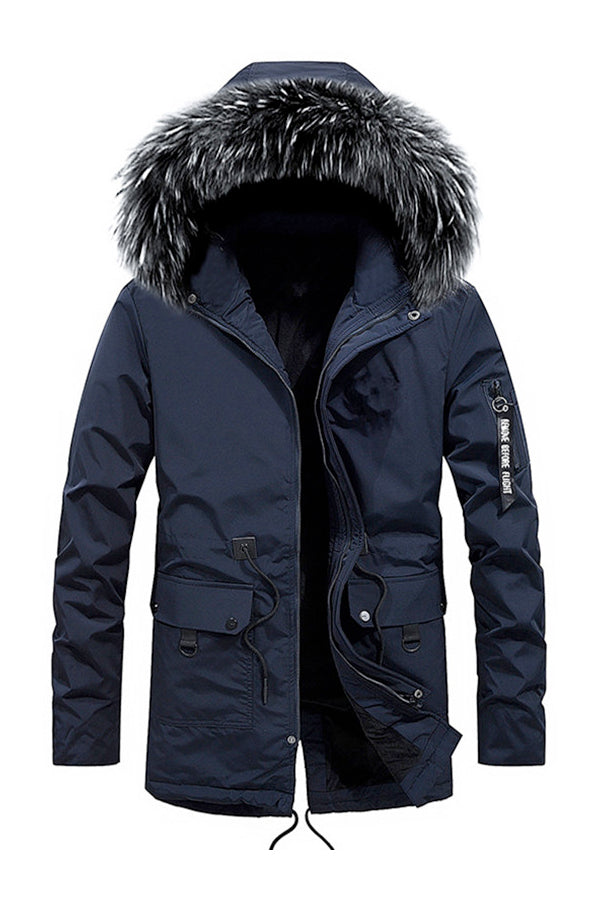 Hooded Windproof Overcoat - Marcus Store