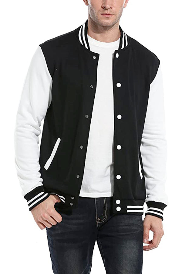 Casual Varsity Bomber Jacket