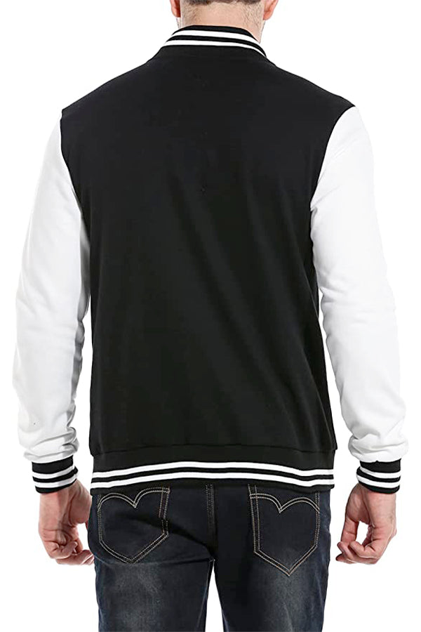 Casual Varsity Bomber Jacket