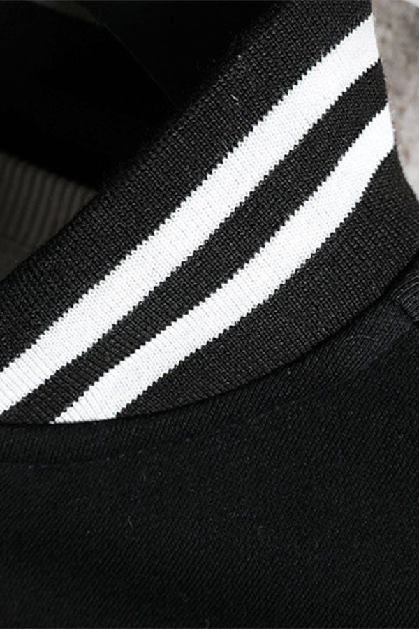 Casual Varsity Bomber Jacket