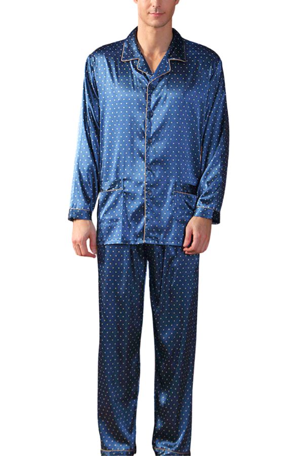 LuxeSilk Gentlemen&#39;s Pajama Set