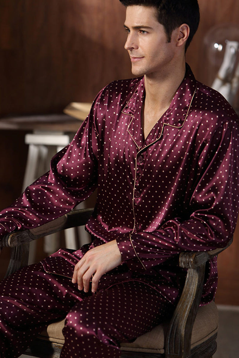 LuxeSilk Gentlemen&#39;s Pajama Set