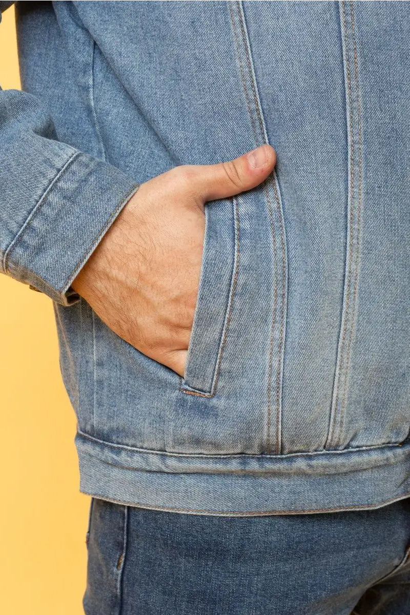 Maverick Sherpa Denim Jacket