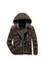 Relaxed Sherpa-Lined Hooded Utility Jacket