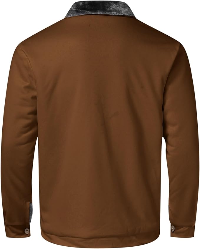 Heavyweight Sherpa Windproof Jacket With Pockets