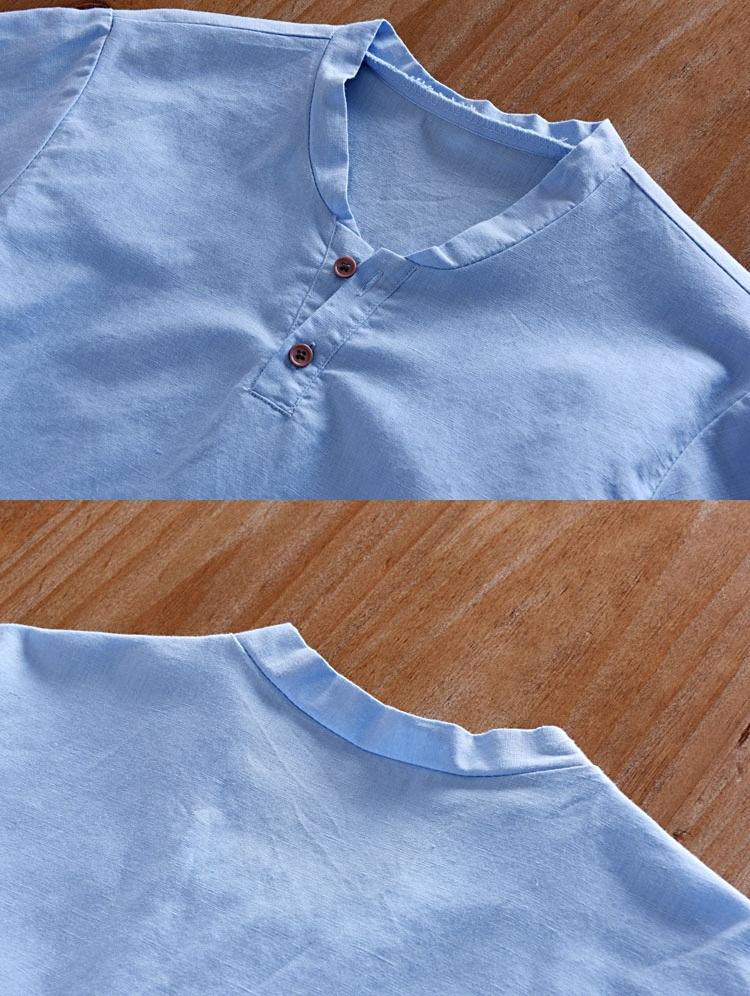 Fresh Brand Cotton Light Weight Denim Short Sleeve Shirt, $59